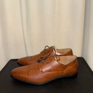 J Ferrar Brown/Cognac Oxford shoes NWT 13
